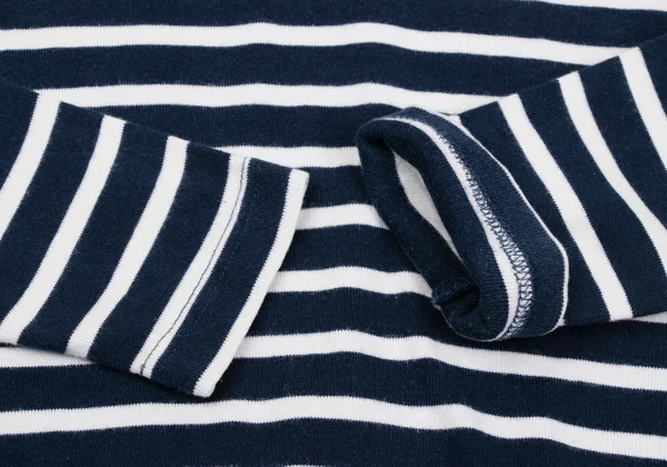 Jean Paul GAULTIER Logo Embroidery Striped Long Sleeve T-shirt K-167078_011