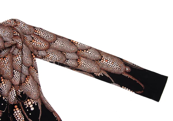 Jean Paul GAULTIER FEMME Cotton Scale Printed Draped Neck K-167079_006