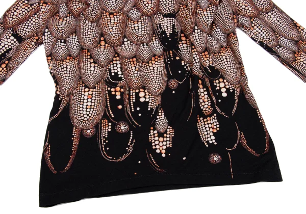 Jean Paul GAULTIER FEMME Cotton Scale Printed Draped Neck K-167079_008