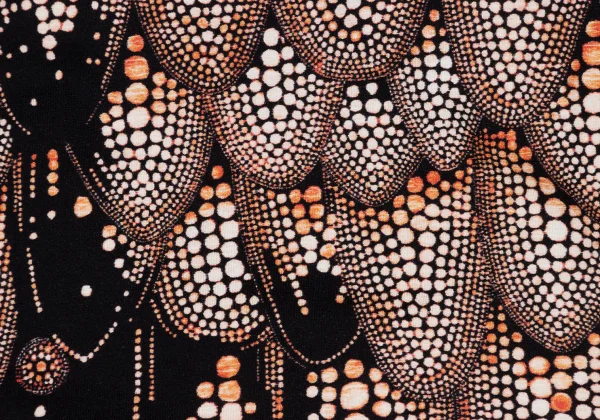 Jean Paul GAULTIER FEMME Cotton Scale Printed Draped Neck K-167079_011