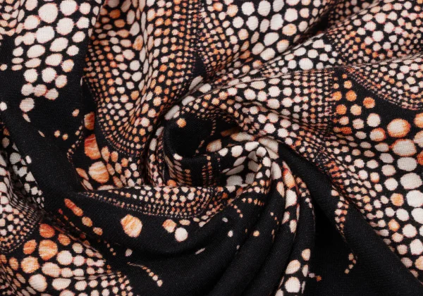 Jean Paul GAULTIER FEMME Cotton Scale Printed Draped Neck K-167079_012