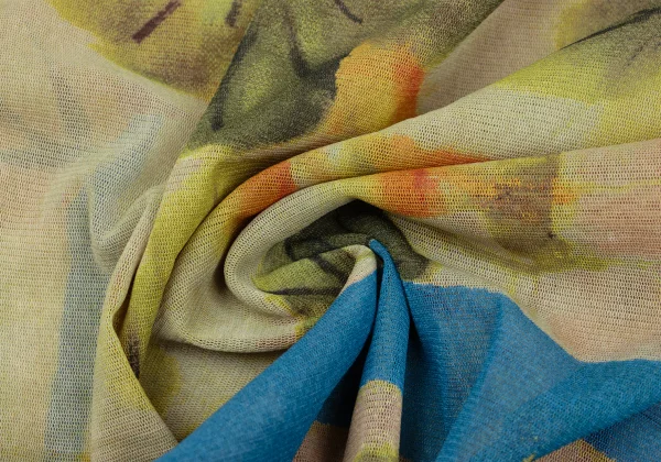 Jean Paul GAULTIER FEMME Floral Watercolor Printed Mesh Sleeveless Tunic K-167080_015