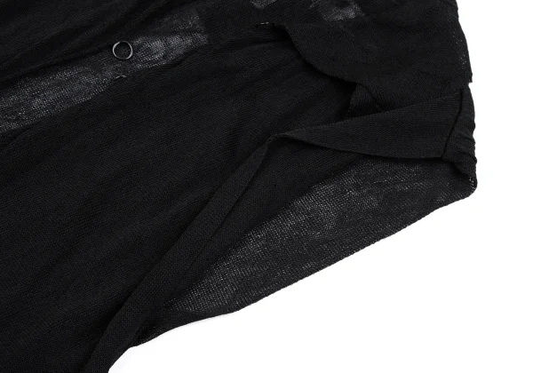 Jean Paul GAULTIER FEMME Rayon Blend Lace-Up Sleeveless Cardigan K-167081_007