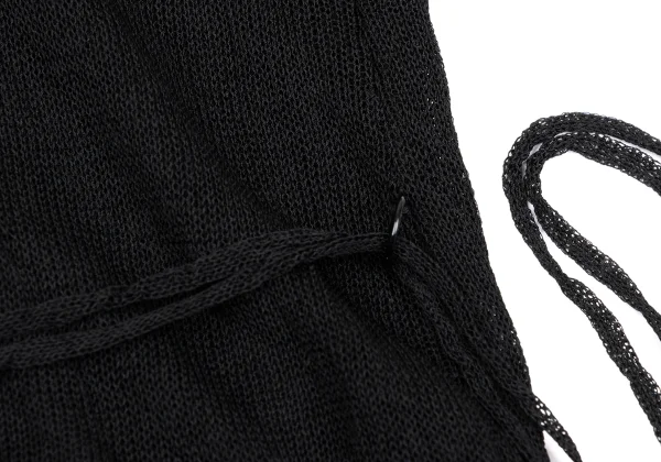 Jean Paul GAULTIER FEMME Rayon Blend Lace-Up Sleeveless Cardigan K-167081_013