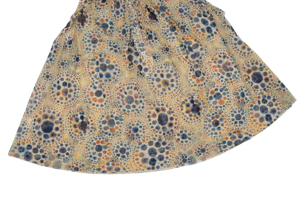 Jean Paul GAULTIER FEMME Dot Print Lace-up Mesh Sleeveless Blouse K-167083_007