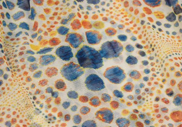 Jean Paul GAULTIER FEMME Dot Print Lace-up Mesh Sleeveless Blouse K-167083_012