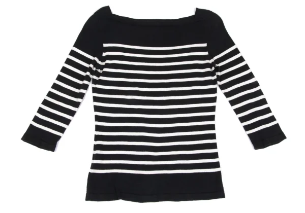 Jean Paul GAULTIER FEMME Cotton Blended 3/4 Sleeve Knit Top K-167088_002