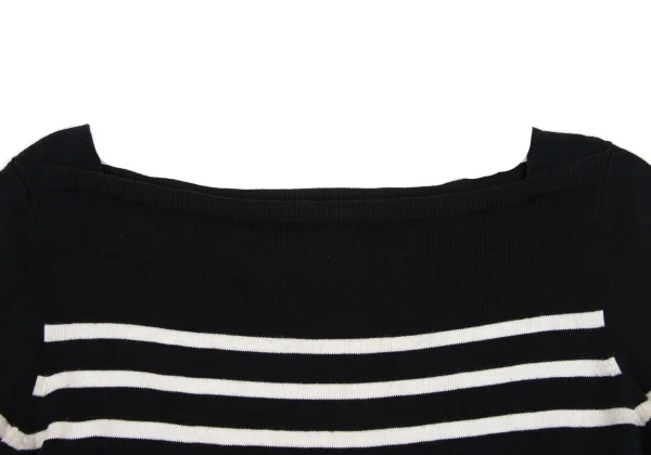 Jean Paul GAULTIER FEMME Cotton Blended 3/4 Sleeve Knit Top K-167088_006