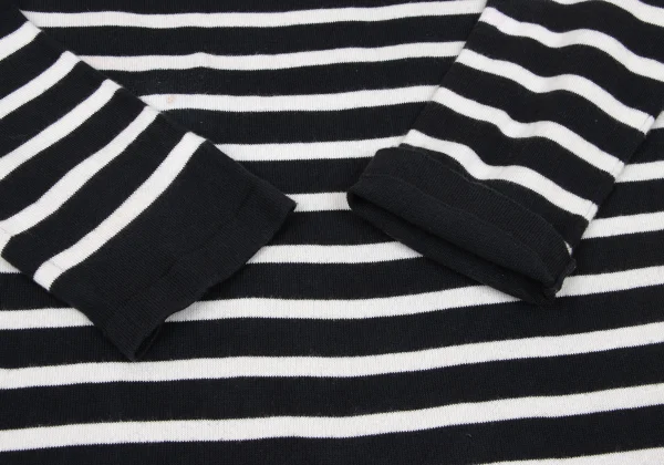 Jean Paul GAULTIER FEMME Cotton Blended 3/4 Sleeve Knit Top K-167088_009