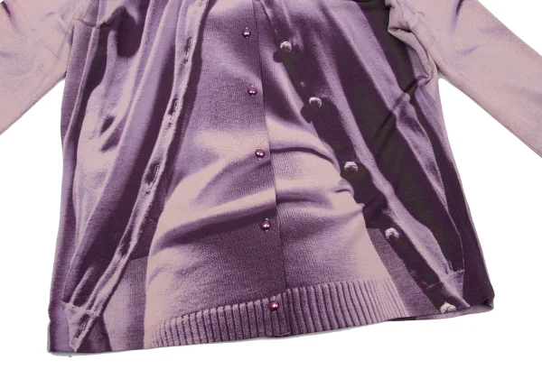 Jean Paul GAULTIER MAILLE FEMME Knit Trompe l'oeil Stretch Cardigan K-167089_008