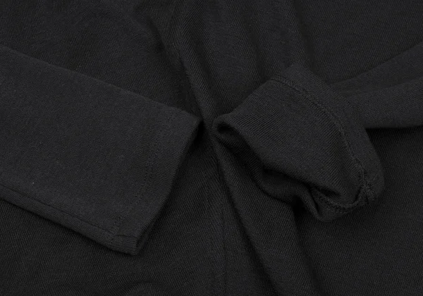 Jean Paul GAULTIER MAILLE FEMME Wool Blend Hem Leather String Long Dress K-167090_006