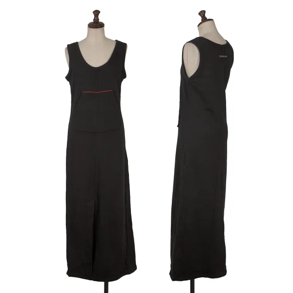 GAULTIER JEAN'S Front Pocket Sleeveless Dress Black 40 K-167091_001