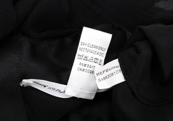 DIANE VON FURSTENBERG See-through Switching Frill Blouse K-167092_016