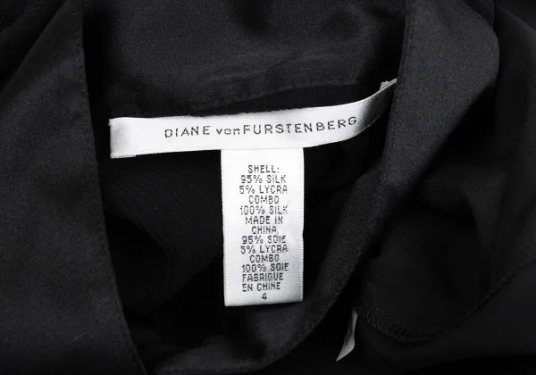 DIANE VON FURSTENBERG See-through Switching Frill Blouse K-167092_017