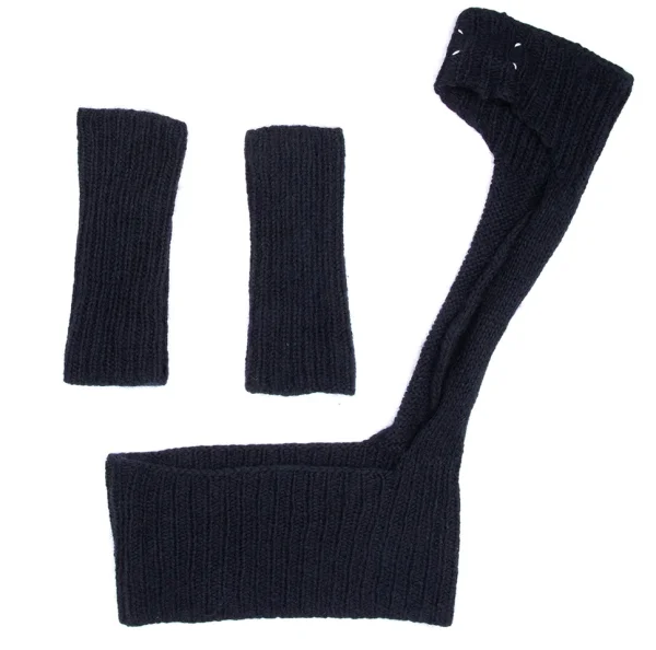 Maison Martin Margiela White Tag Wool Knit Top & Arm Covers K-167093_002