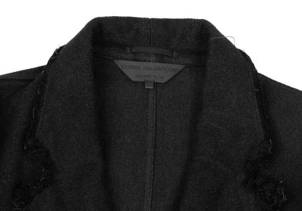 COMME des GARCONS HOMME PLUS Dyed Cut Off Jacket K-167100_004