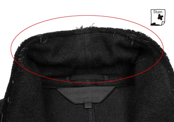 COMME des GARCONS HOMME PLUS Dyed Cut Off Jacket K-167100_005