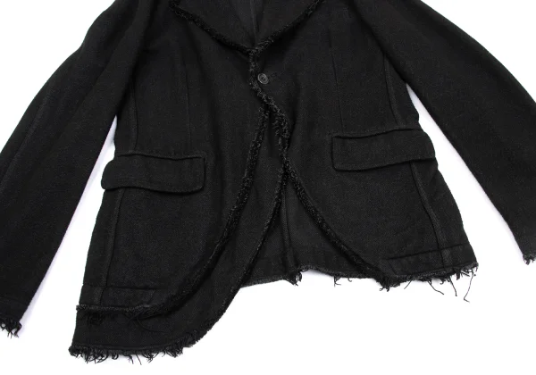 COMME des GARCONS HOMME PLUS Dyed Cut Off Jacket K-167100_009