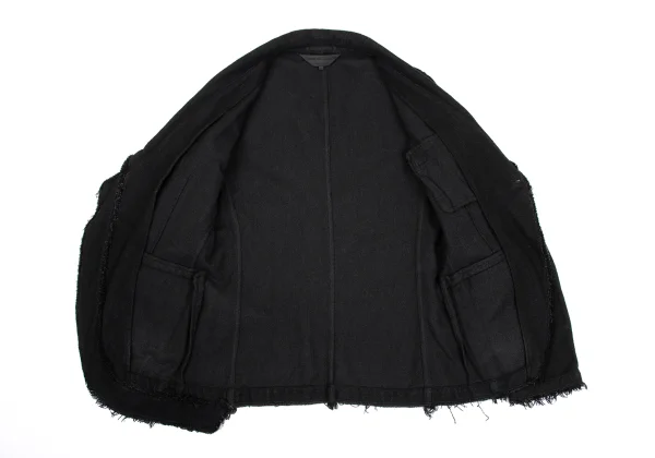 COMME des GARCONS HOMME PLUS Dyed Cut Off Jacket K-167100_012