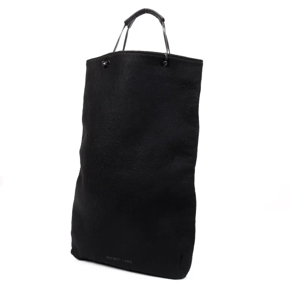 HELMUT LANG Felt Hand Bag Black  K-167104_001