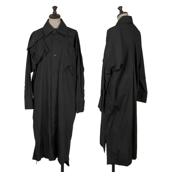 Vivienne Westwood ANGLOMANIA Pocket Design Shirt Dress Black 38 K-167105_001