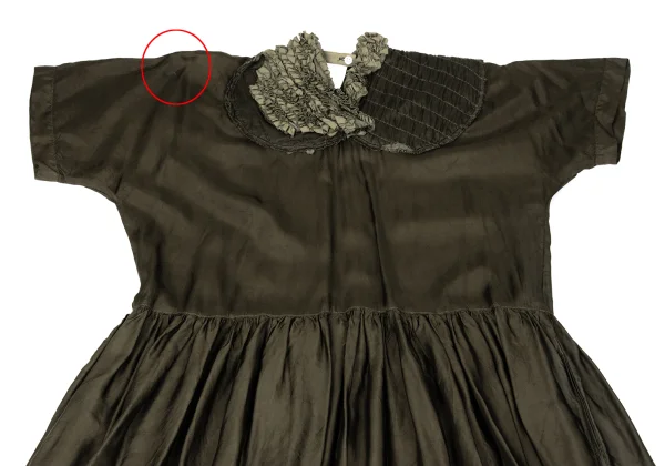 tricot COMME des GARCONS Dyed Cupra Gather Neck Dress K-167106_003