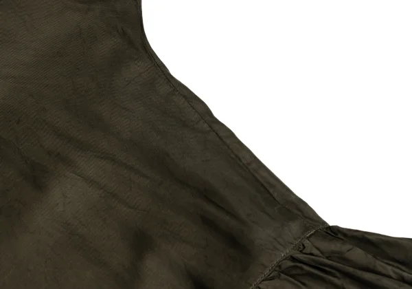 tricot COMME des GARCONS Dyed Cupra Gather Neck Dress K-167106_005