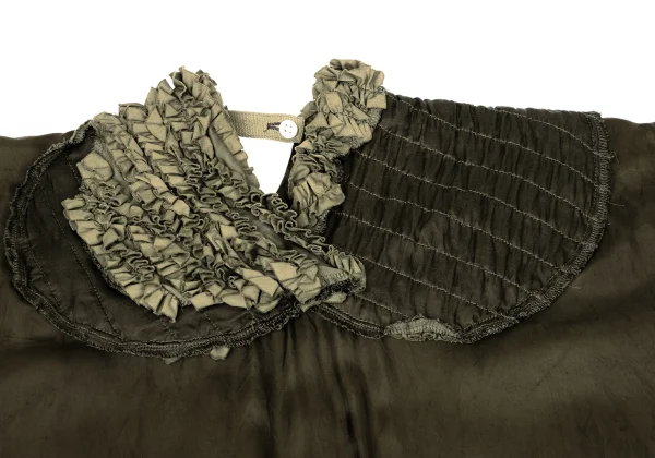 tricot COMME des GARCONS Dyed Cupra Gather Neck Dress K-167106_006