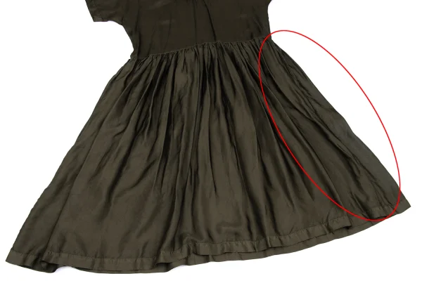 tricot COMME des GARCONS Dyed Cupra Gather Neck Dress K-167106_008