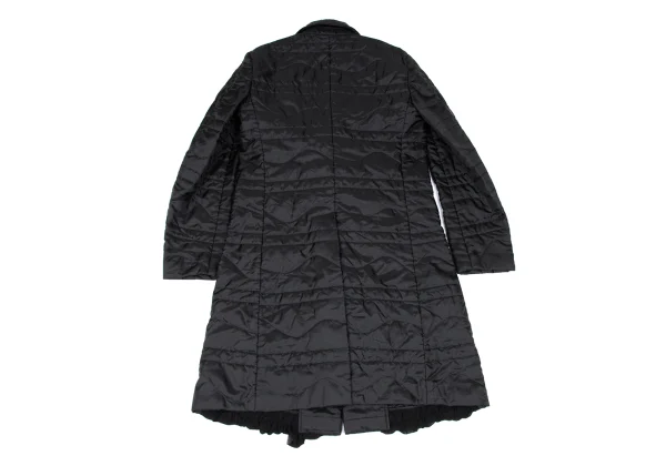 COMME des GARCONS Poly Frill Design Quilted Long Jacket K-167107_014