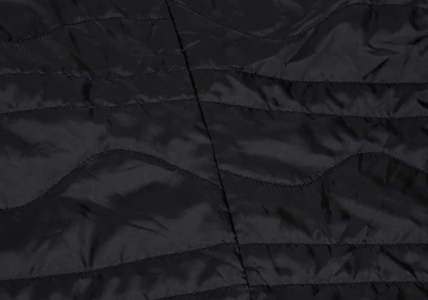 COMME des GARCONS Poly Frill Design Quilted Long Jacket K-167107_016