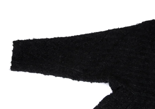 COMME des GARCONS Wool Mohair Tweed Flare Coat K-167108_006