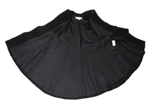 COMME des GARCONS Wool Mohair Tweed Flare Coat K-167108_010