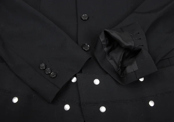 COMME des GARCONS Wool Gaba Armor Jacket K-167109_011