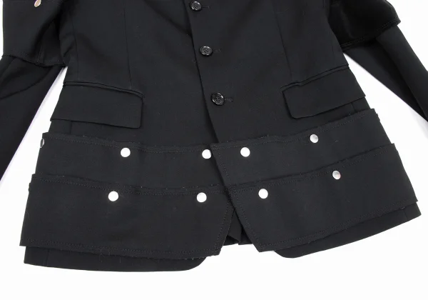 COMME des GARCONS Wool Gaba Armor Jacket K-167109_012