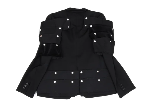 COMME des GARCONS Wool Gaba Armor Jacket K-167109_017