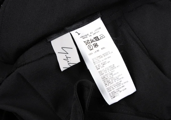 Yohji Yamamoto FEMME Wool Gaba Patchwork Coat K-167111_016