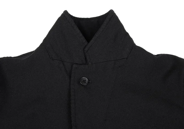 BLACK COMME des GARCONS Poly Skirt Patch Jacket K-167112_005