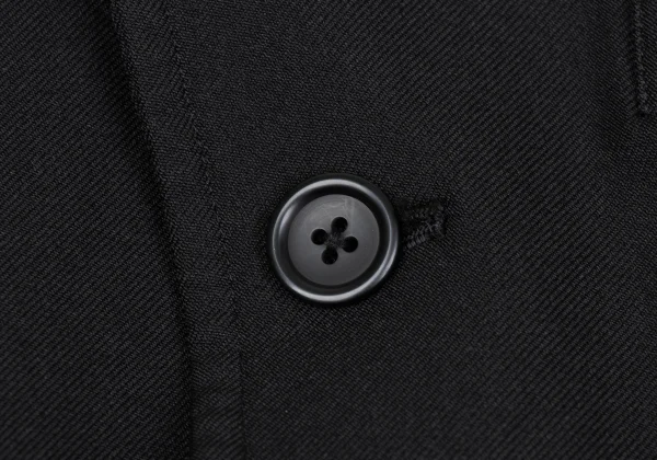 BLACK COMME des GARCONS Poly Skirt Patch Jacket K-167112_007