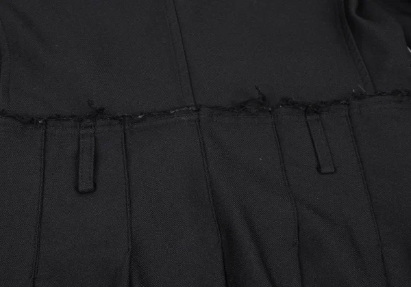 BLACK COMME des GARCONS Poly Skirt Patch Jacket K-167112_015