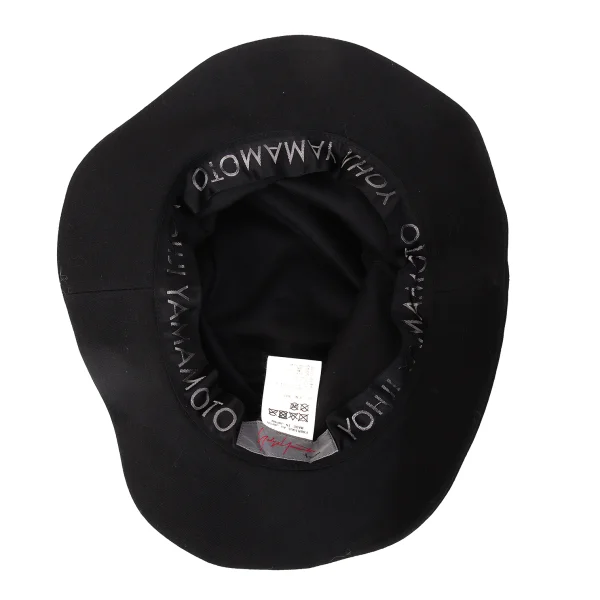 Yohji Yamamoto NOIR Wool Gaba Taping Bucket Hat K-167114_007