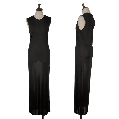 COMME des GARCONS See-through Slit Sleeveless Dress