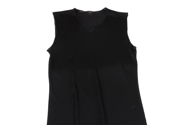 COMME des GARCONS See-through Slit Sleeveless Dress K-167116_003