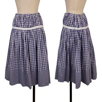 tricot COMME des GARCON Taping Check Skirt