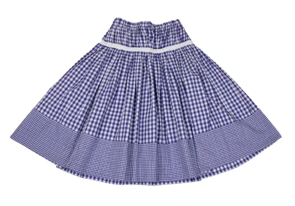 tricot COMME des GARCON Taping Check Skirt K-167119_002