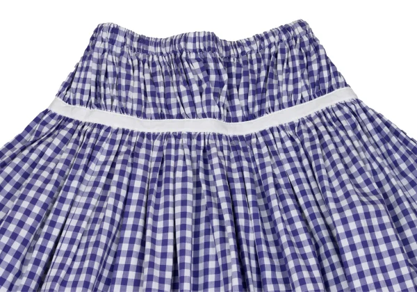 tricot COMME des GARCON Taping Check Skirt K-167119_003