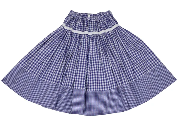 tricot COMME des GARCON Taping Check Skirt K-167119_007