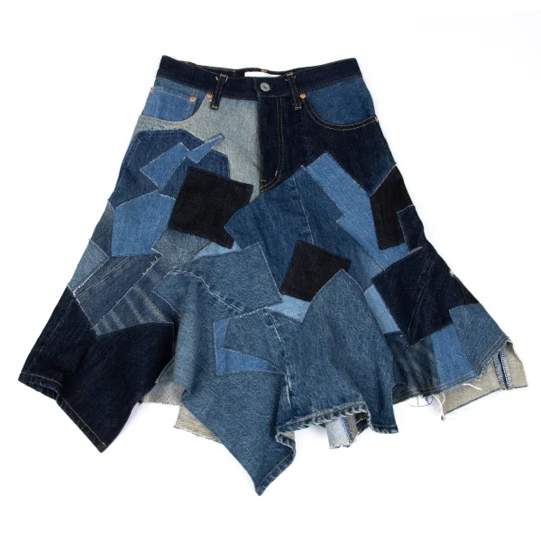 JUNYA WATANABE CAOMME des GARCONS denim Patchwork Skirt K-167122_002