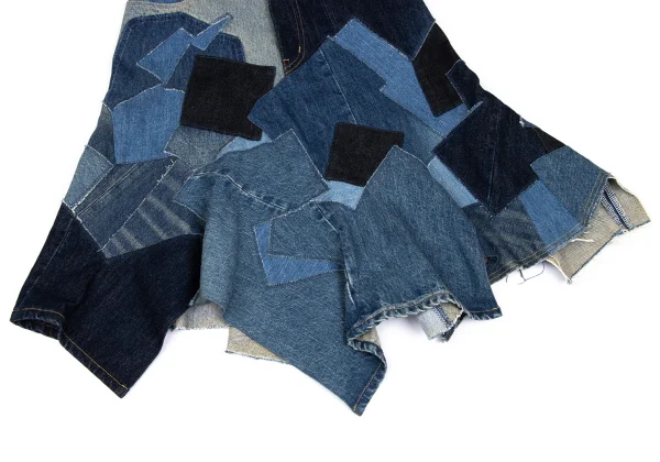 JUNYA WATANABE CAOMME des GARCONS denim Patchwork Skirt K-167122_007