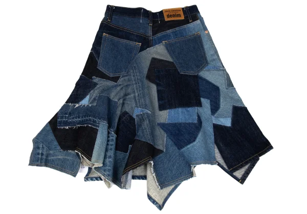 JUNYA WATANABE CAOMME des GARCONS denim Patchwork Skirt K-167122_009